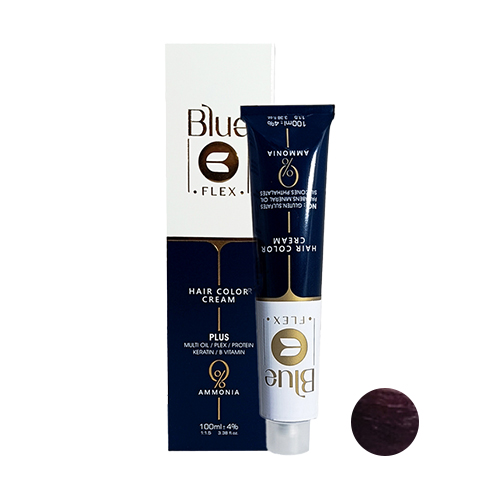 6-20.jpg رنگ مو فاقد آمونیاک بلو شماره 20-6 حجم 100میل رنگ شرابی بادمجانی - تصویر 1