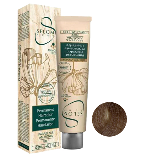 7-0-5.jpg رنگ مو بدون آمونیاک سلوم شماره 0-7 حجم 120 میل رنگ بلوند متوسط - تصویر 1