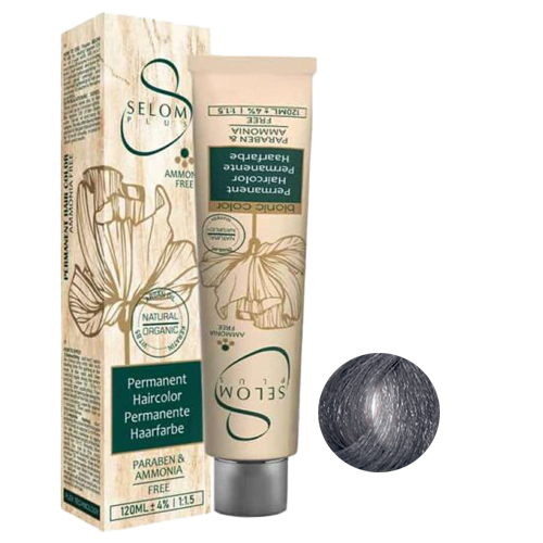 9-11-5.jpg رنگ مو بدون آمونیاک سلوم شماره 11-9 حجم 120 میل رنگ بلوند دودی قوی خیلی روشن - تصویر 1