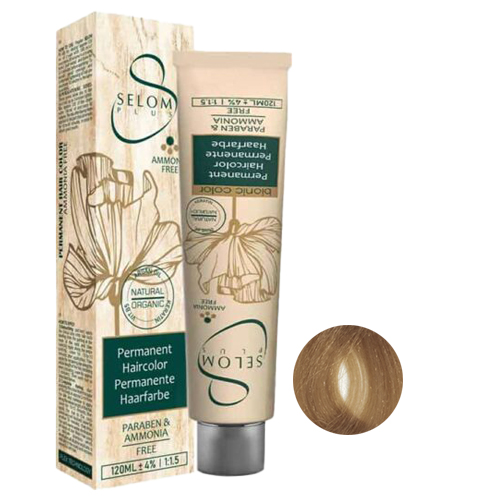 cs4-2.jpg رنگ مو بدون آمونیاک سلوم شماره CS4 حجم 120 میل رنگ تافی - تصویر 1