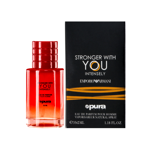 stronger_01.jpg عطر مردانه پورا رایحه Stronger With You Intensely حجم 35 میل - تصویر 1