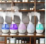 بخور سرد اشکی اورجینال  | دستگاه رطوبت‌ساز ۳ لیتری با چراغ LED و خاموشی خودکار - تصویر 2